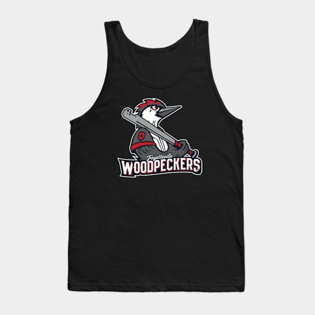 Fayetteville Woodpeckers Tank Top by Dizzy One